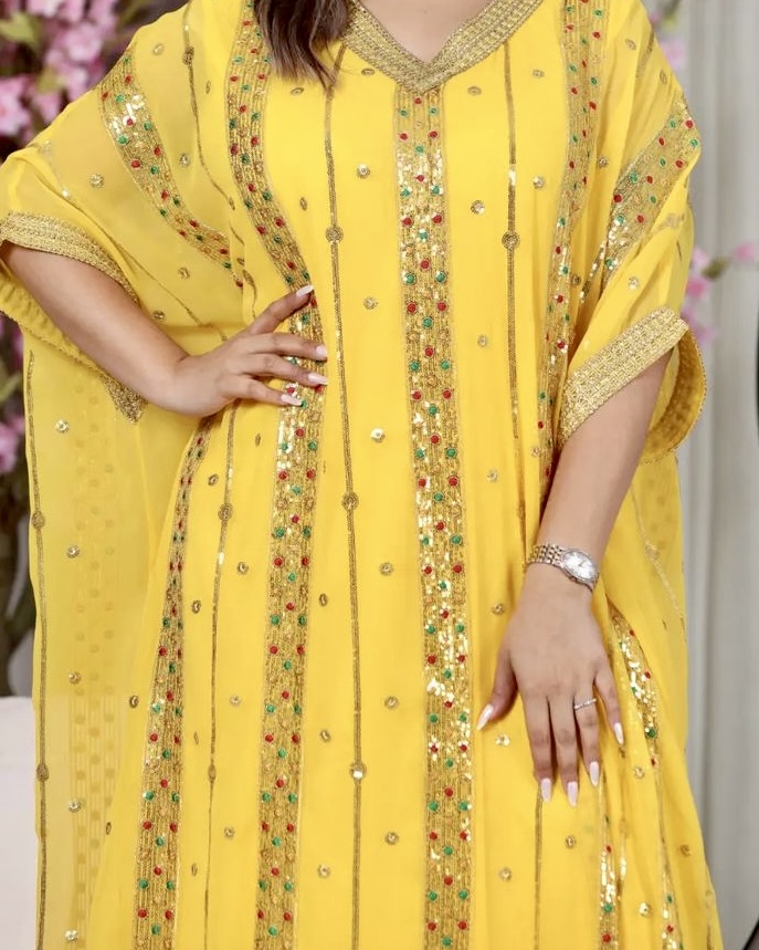 جلابيه شيفون ترتر